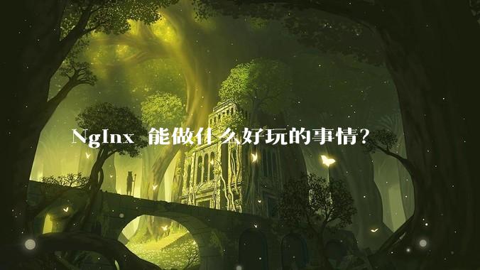 Nginx 能做什么好玩的事情？